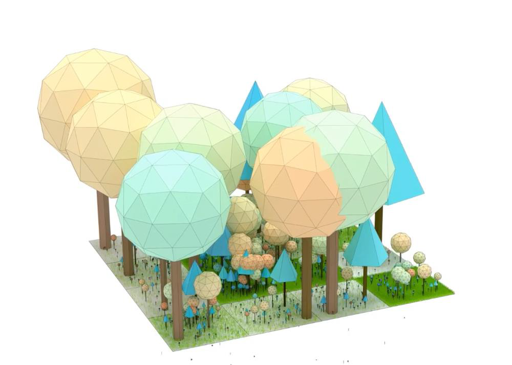 Simulated tree diversity using LPJmL-FIT